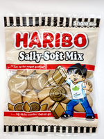 Haribo жевательный мармелад Sally-Soft Mix со вкусом лакрицы и солодки 100 г (Из Финляндии)