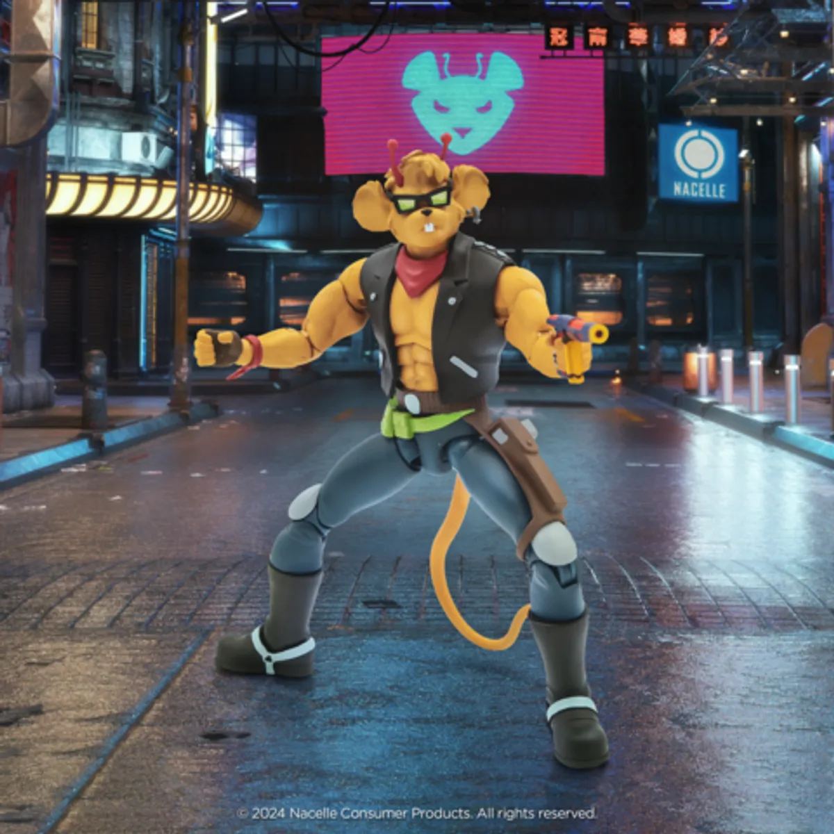 Фигурка Nacelle Biker Mice from Mars: Throttle