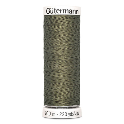 Нить Sew-All 200 м, Gutermann, 825 золотисто-оливковый