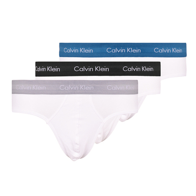 Мужские спортивные боксеры Calvin Klein Hip Brief 3P - w-grey element/grey h/tepestry teal