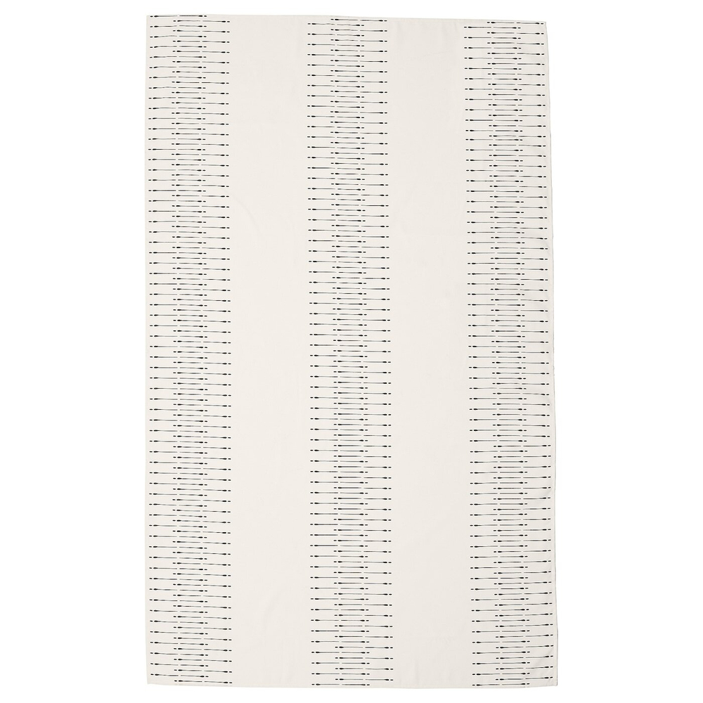 IKEA TUVIRIS  (ИКЕА ТУВИРИС)  -  Скатерть, темно-зеленый/белый узор, 145x240 см