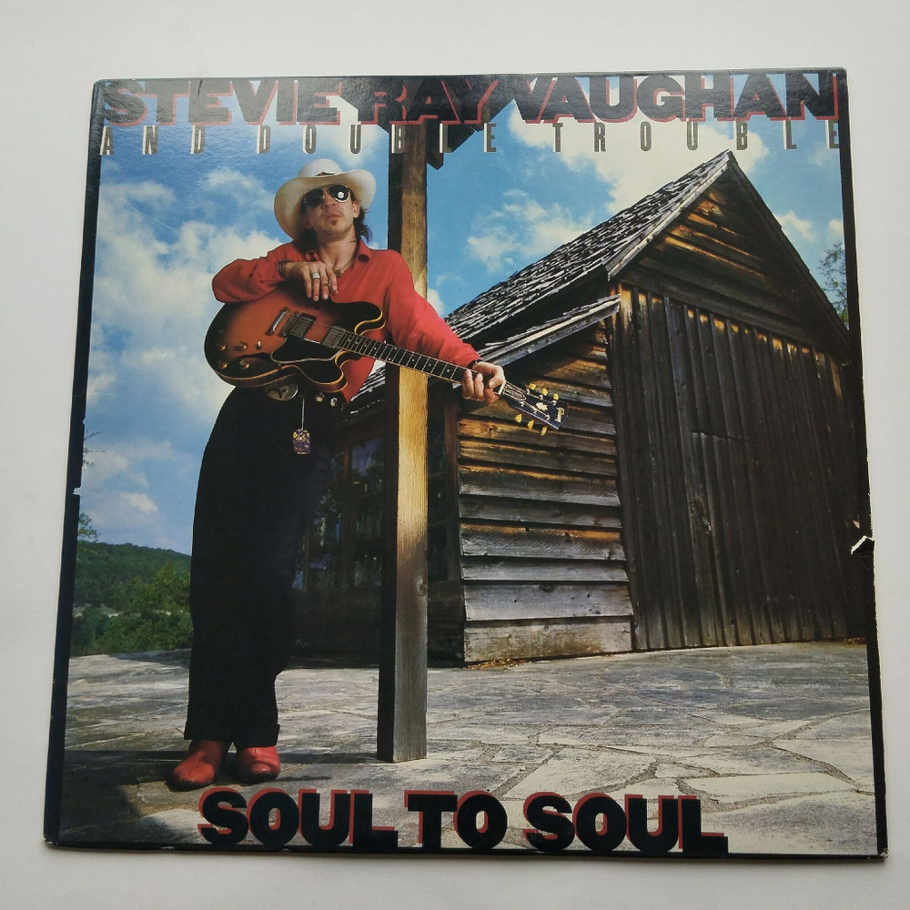Винтажная виниловая пластинка LP Stevie Ray Vaughan And Double Trouble Soul To Soul (USA 1985) Empty Arms
