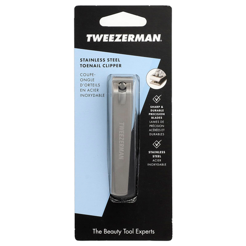 Tweezerman, кусачки для ногтей на ногах из стали, 1 шт.