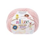 Пряжа Alize (Ализе) Cotton Gold Hobby New / уп.10 мот. по 50 г, 165 м, 393 светло-розовый