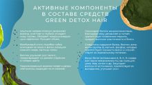 Green Detox Альгинатный шампунь для глубокого очищения волос "Интенсивный уход"