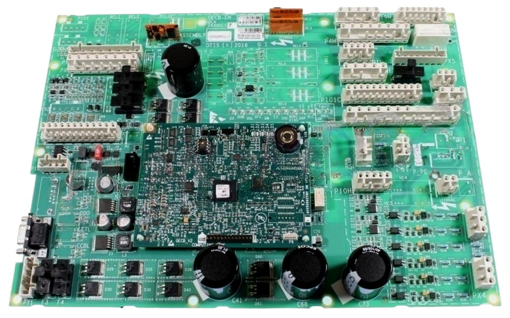 Сборка плат GECB-EN тип LC7 (с платой Сomputing Сore) без опций ADO/RLEV/EPO и кнопок OTIS.