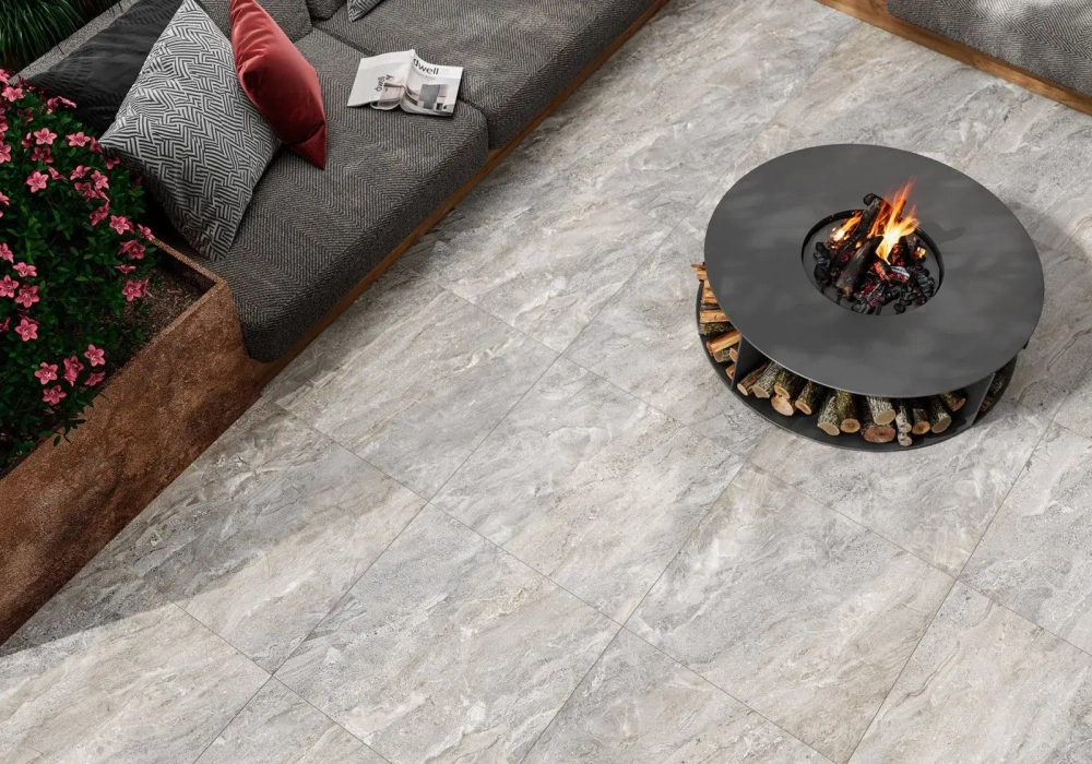 Керамогранит Alma Ceramica GFU04SDT40R Sandstone 60x60 серый матовый под камень