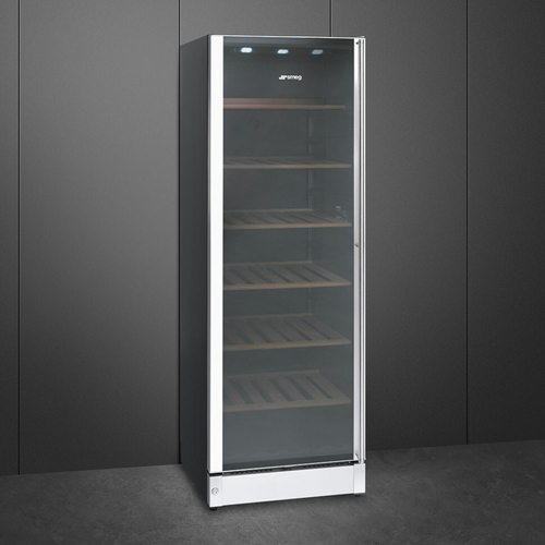 Отдельностоящий холодильный шкаф для вина Smeg SCV115GS