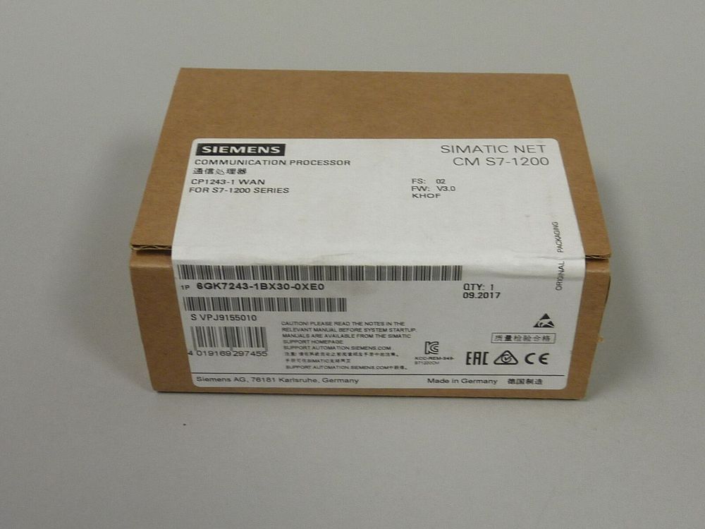SIEMENS 6GK7243-1BX30-0XE0 SIEMENS 6GK7243-1BX30-0XE0