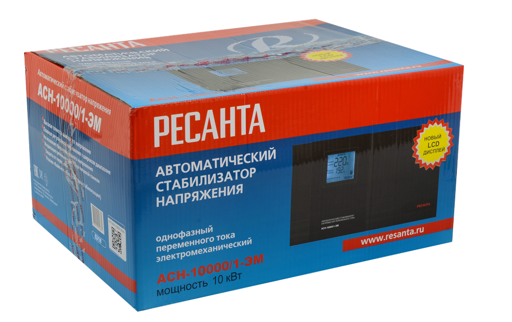 Стабилизатор напряжения РЕСАНТА АСН-10000/1-ЭМ