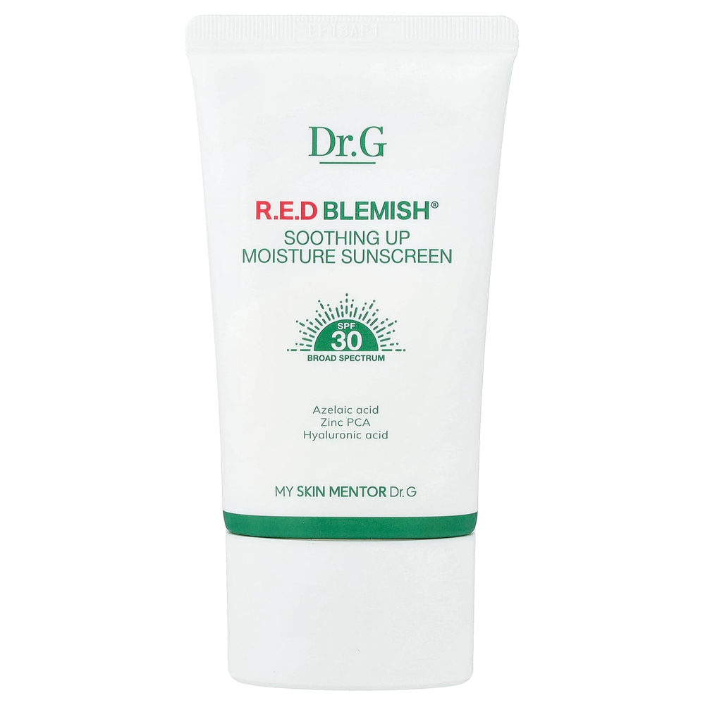 Dr. G, RED Blemish®, успокаивающее увлажняющее солнцезащитное средство, SPF 30, 50 мл (1,69 жидк. унции)