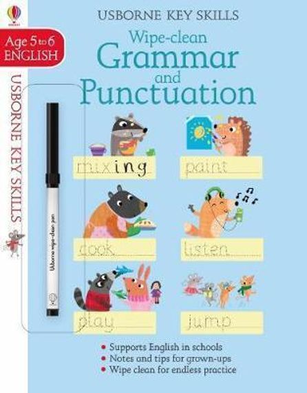 Wipe-clean Grammar &amp; Punctuation 5-6 : 1. Klasse