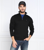 свитер zip mock Tommy Hilfiger - черный(MW0MW28049)