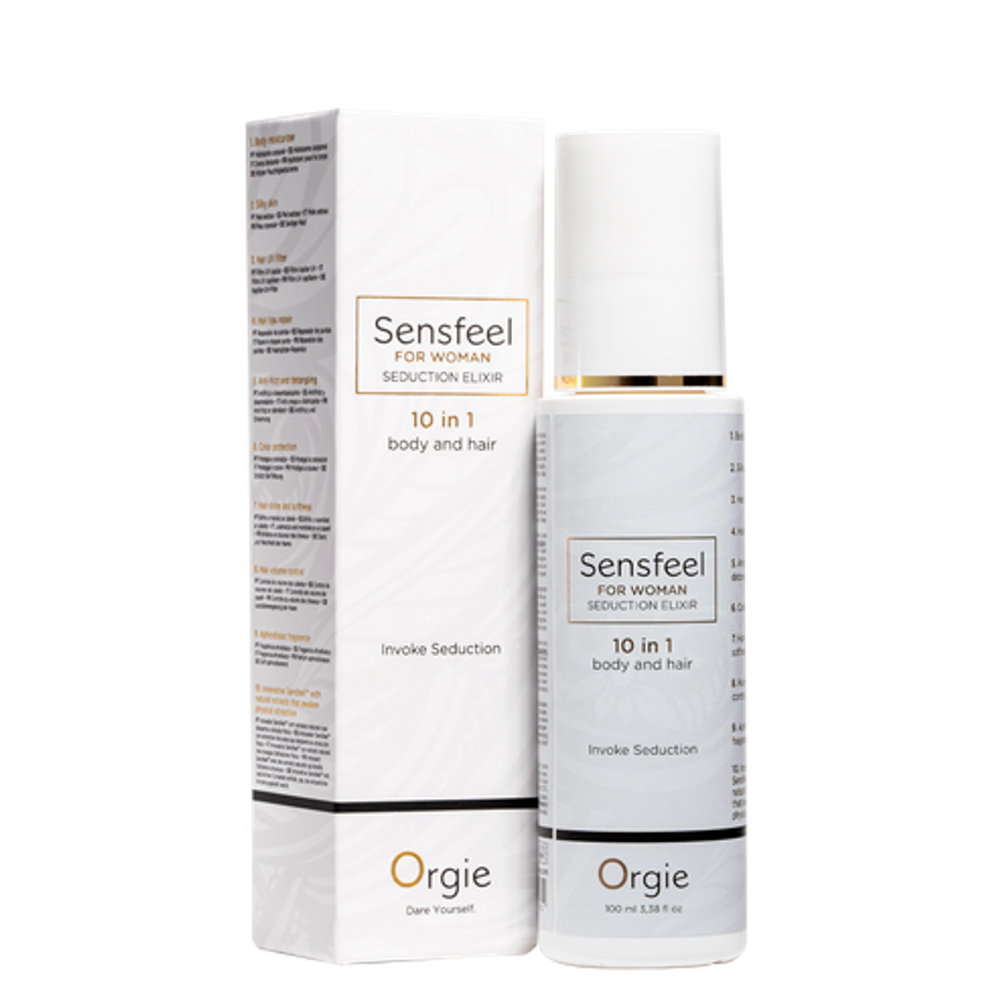 Orgie Sensfeel 10 в 1 - Увлажняющий спрей для тела и волос с феромонами, 100мл