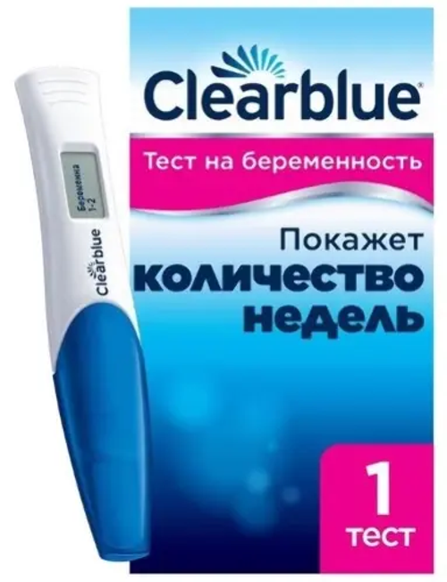 Clearblue Digital цифровой тест для определения беременности и срока