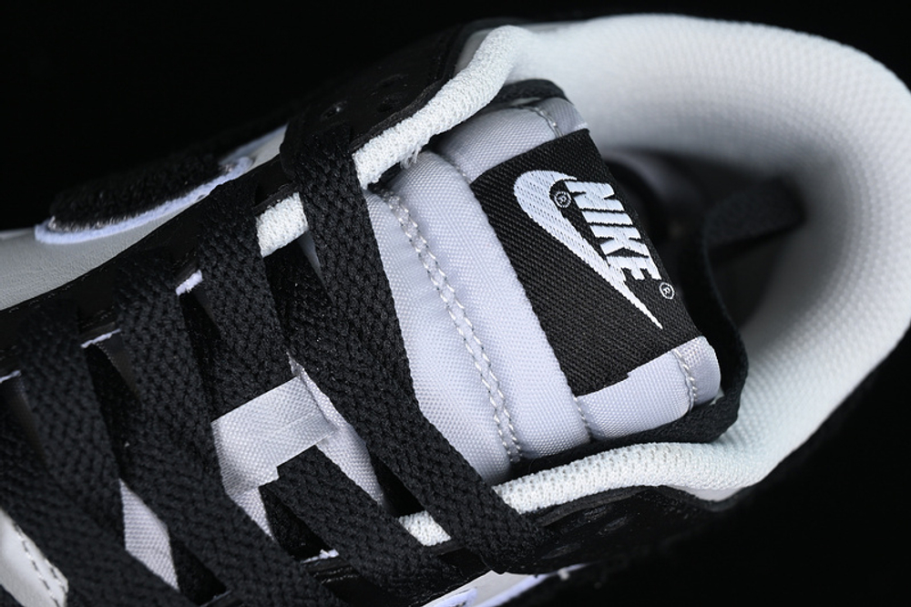 Nike Dunk Low Chenille Swoosh Black Grey