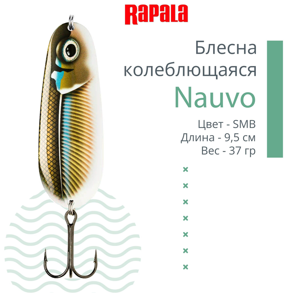 Блесна колебалка Nauvo 19 /HRL