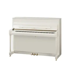 KAWAI K-200 WH/P - пианино, 114х149х57, 208 кг., банкетка (600), цвет белый полированный, механизм M