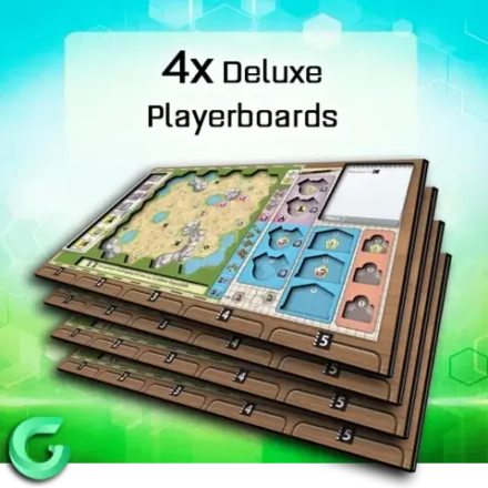 [Предзаказ] 4x Deluxe Playerboards (+ 40x Action Tiles)