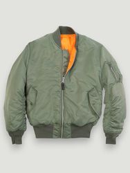 Куртка Бомбер - MA-1 Flight Jacket (олива - s.green) Куртка Бомбер - MA-1 Flight Jacket (олива - s.green)