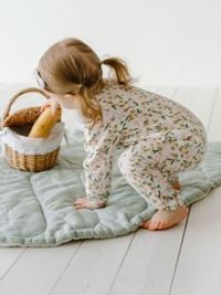 Ромпер муслиновый с крылышками "Липовый цвет" 0+