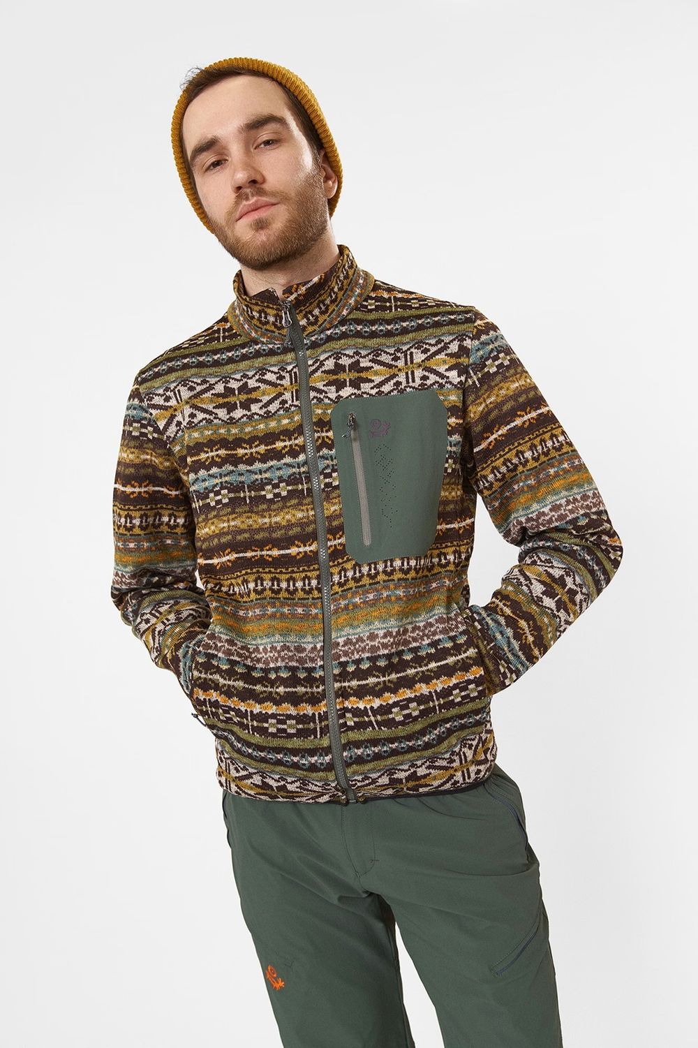 КОФТА МУЖСКАЯ ФЛИСОВАЯ STAYER ETNIC FLEECE