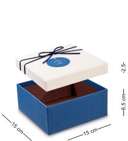 Packing Symphony WF-31-B Набор коробок из 3шт «Прямоугольник» цв.син./бел.