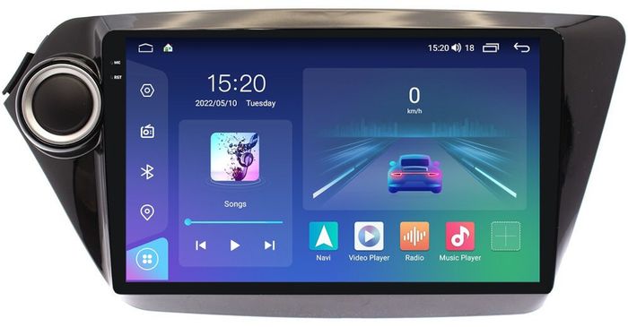 Магнитола для KIA Rio 3 2011-2017 (QB) - Parafar PF106U2K на Android 13, Быстрая, QLED+2K, CarPlay, 4G SIM-слот
