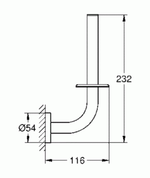 Держатель запасного рулона бумаги GROHE Essentials 40385001