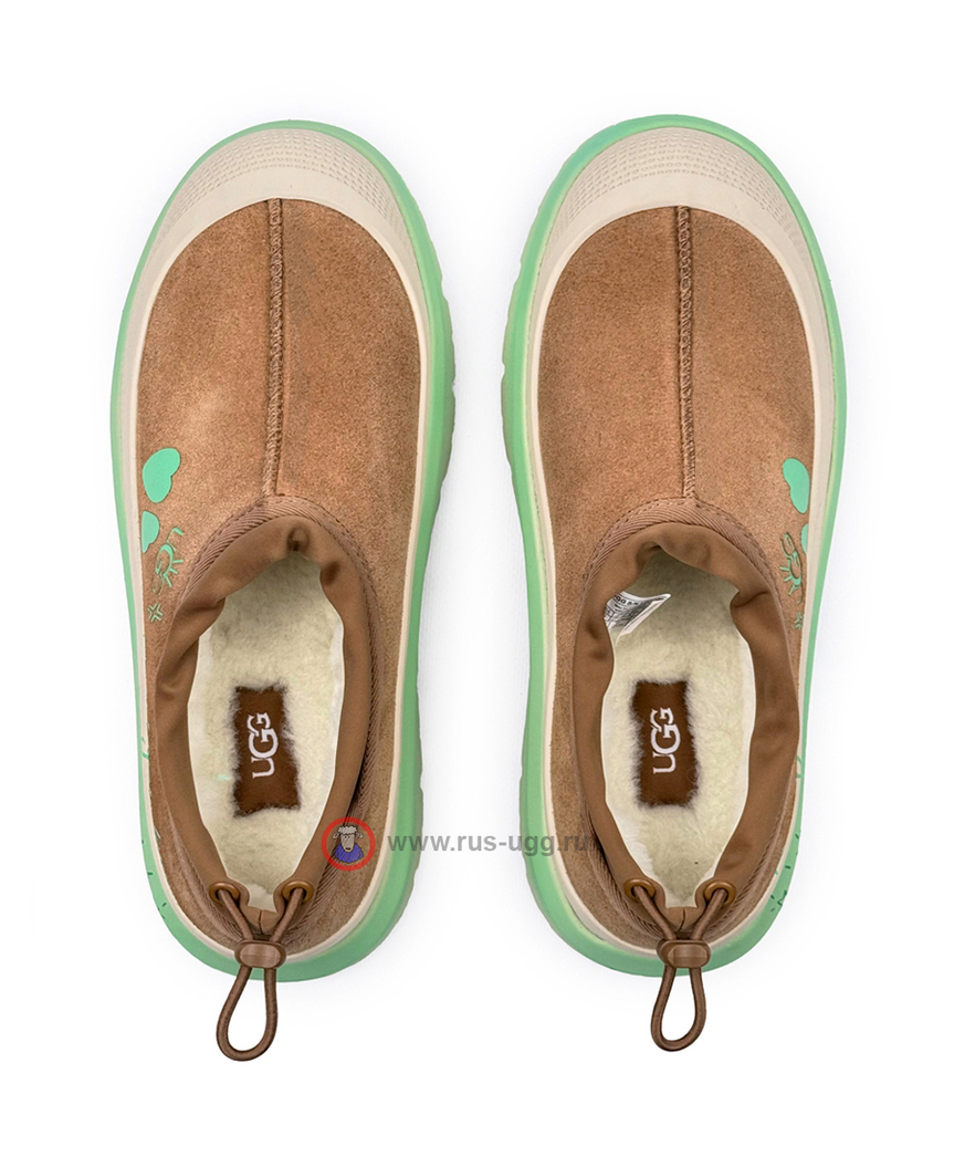 UGG TASMAN WEATHER HYBRID SLIPPER Chestnut/White A-10
