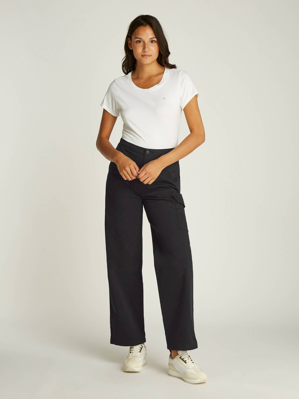 Брюки карго CALVIN KLEIN JEANS - черный(J20J224965)