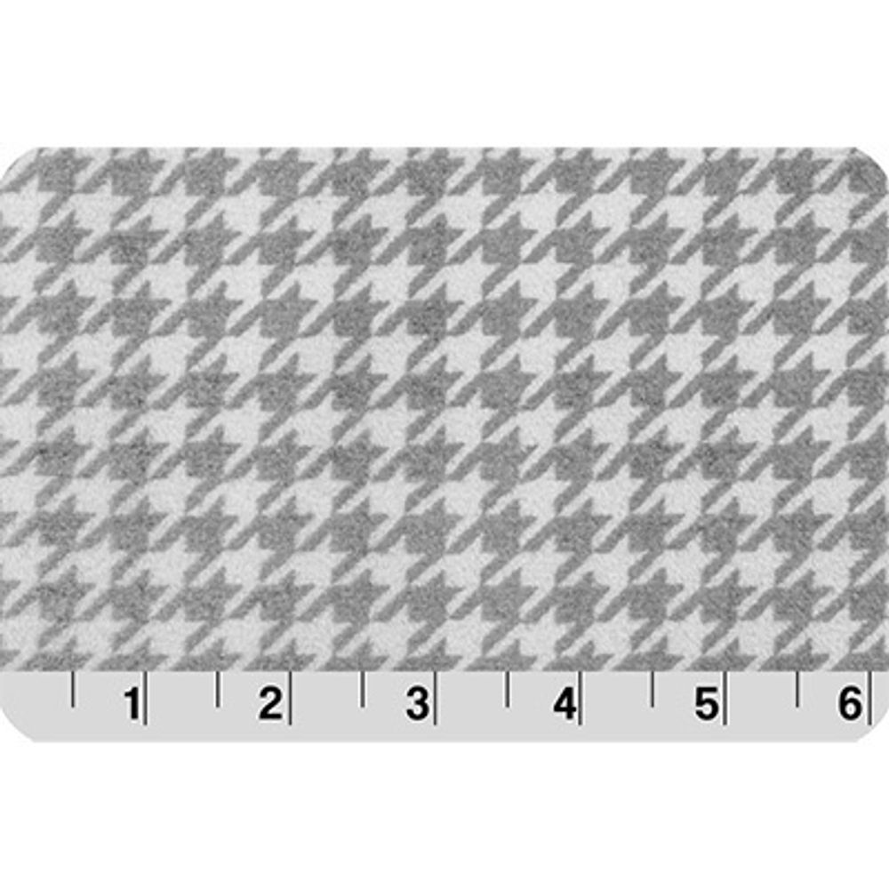 Плюш (ткань) Peppy Houndstooth 440 г/м², 48х48 см, Silver/Snow Плюш (ткань) Peppy Houndstooth 440 г/м², 48х48 см, Silver/Snow