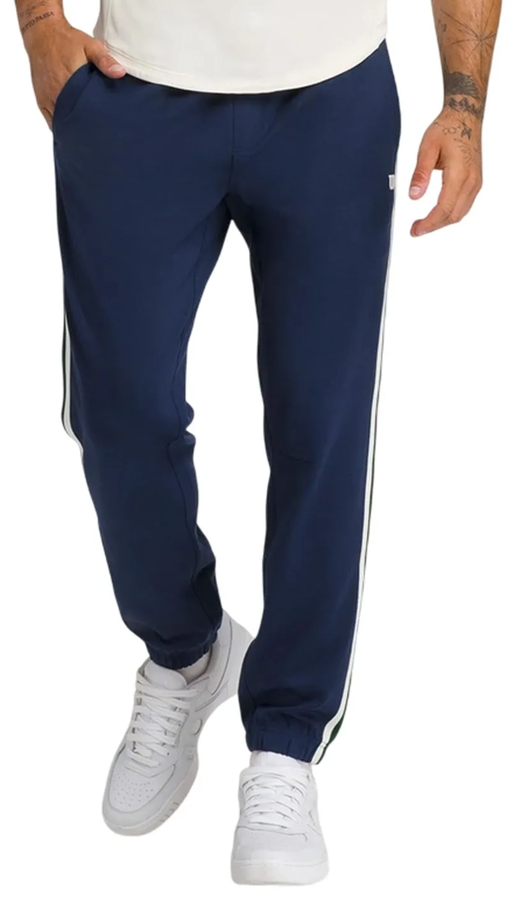 Мужские теннисные штаны Wilson Clairmont Warm-Up Jogger - небесный
