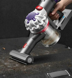 Беспроводной вертикальный пылесос Dyson V8 (SV25), 425Вт, серый/никель
