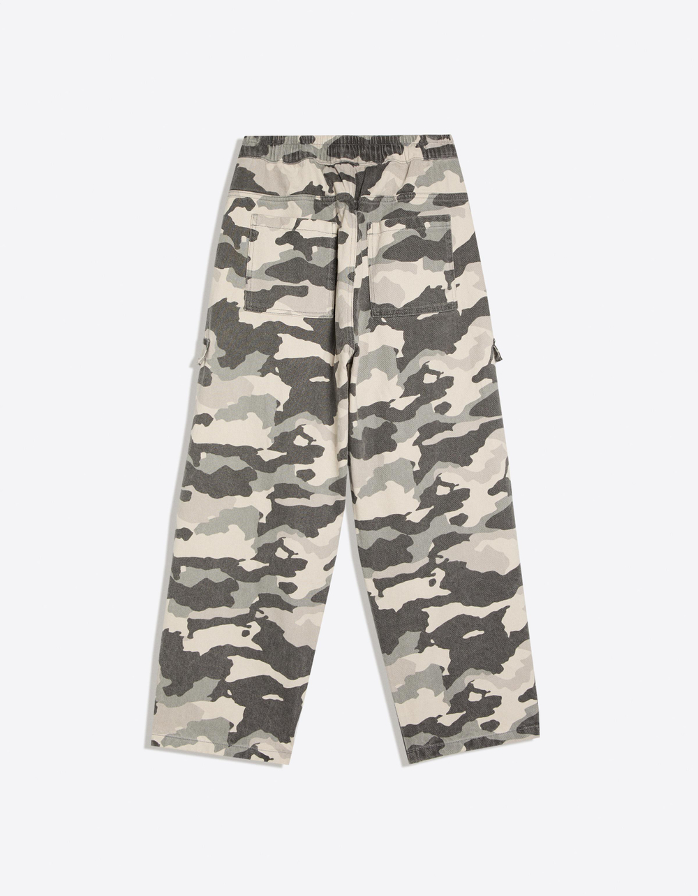 Мужские джинсы с узором и кулиской - BERSHKA