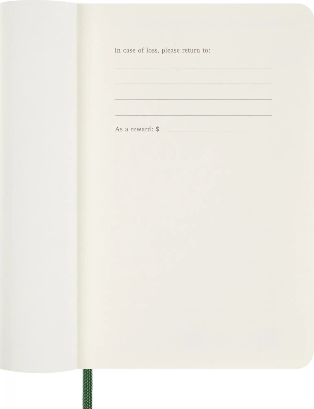 Ежедневник Moleskine Classic Soft (DSK1512DC2) 9х14см мягкая обложка зеленый