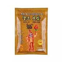 Korean GOLD INSAM Pad Ginseng 25 piest | Qizil jenshenli tana plastiri, 25 dona