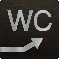 Туалет, WC, направо/вверх