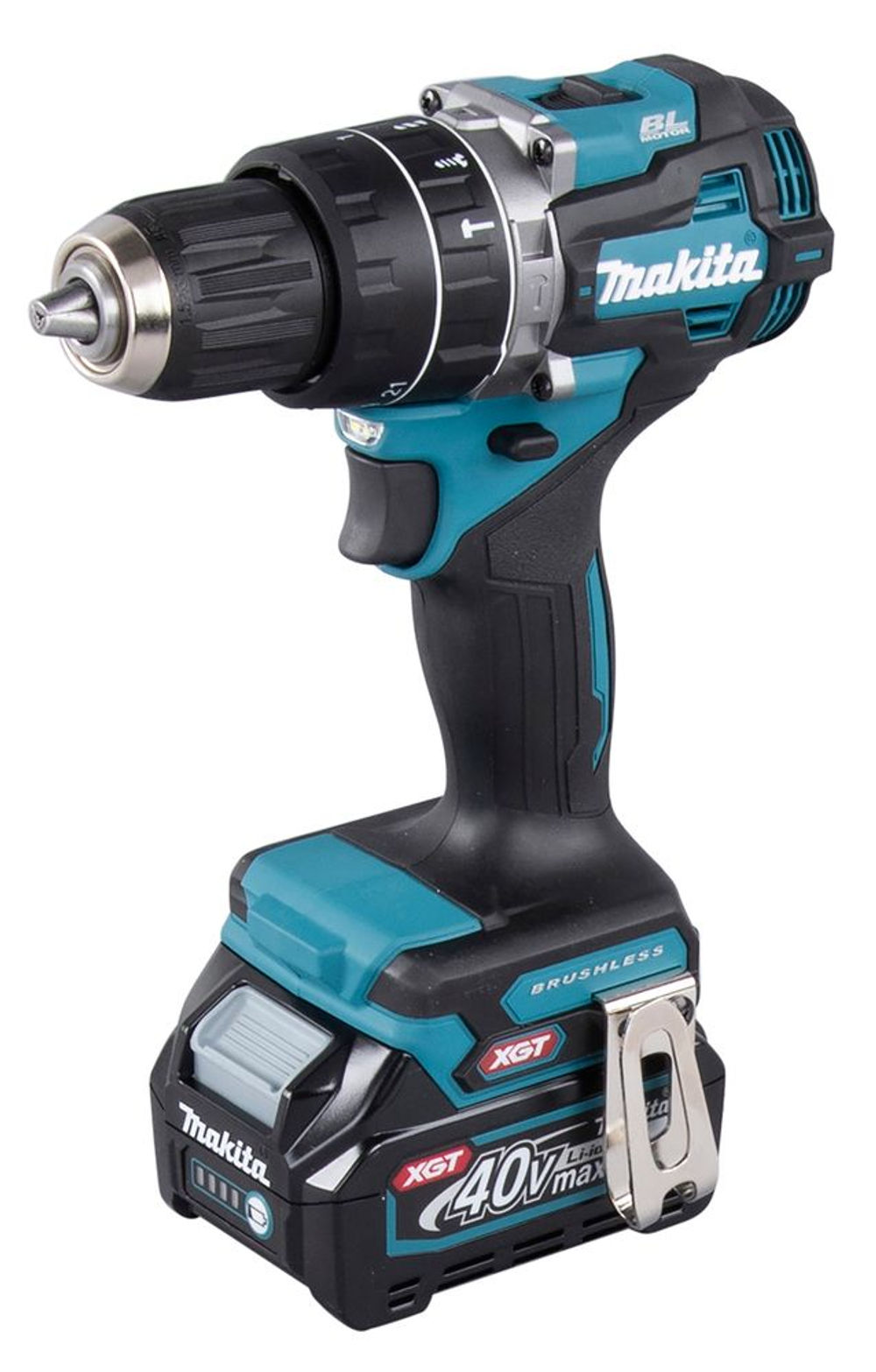 Ударная дрель-шуруповерт XGT MAKITA HP002GD201+BL4040
