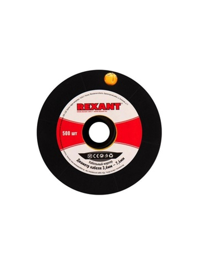Маркер кабельный 0-9 комплект 10 роликов от 3.6 до 7.4мм REXANT 12-6061