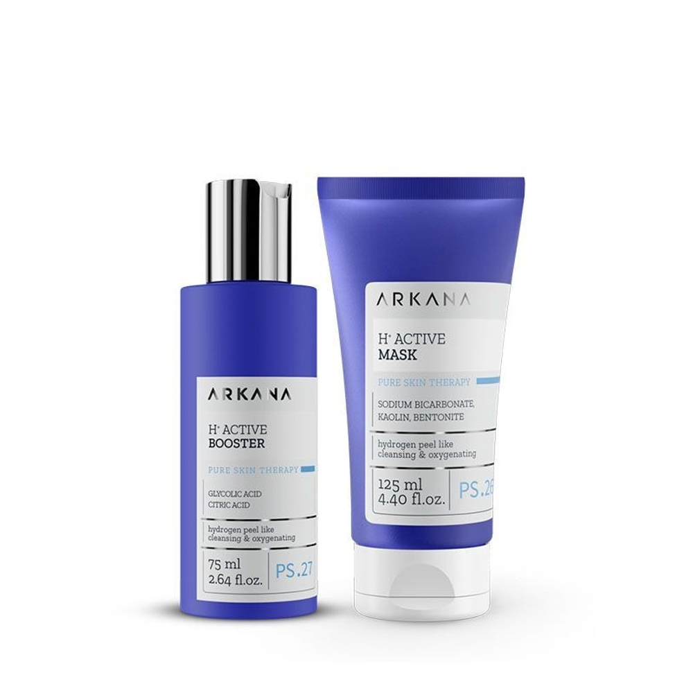 Артикул 63028, Набор с активной маской и бустером, H+ Active Mask+H+ Active Booster, 125 мл +75 мл