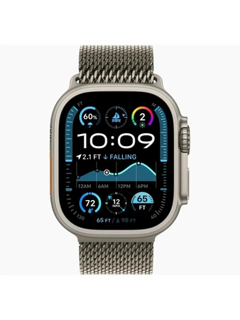 Умные часы Apple Watch Ultra 2 49 мм Natural Titanium Case with Natural Titanium Milanese Loop - S