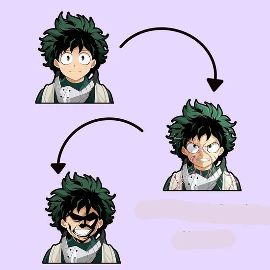 3D стикер My Hero Academia M-03