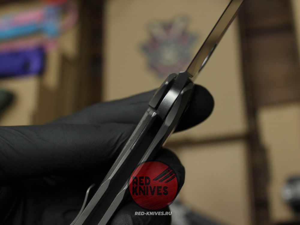 Нож Spyderco Paysan V.2026 BLACKWASH - титановая рукоять + керамика RK/Н87
