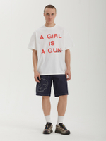 Мужская Футболка Girl Is A Gun