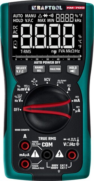 KRAFTOOL KM-700 цифровой мультиметр (59852)