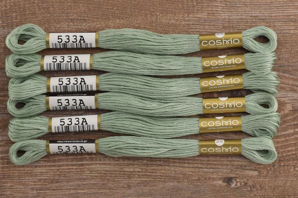 Мулине Lecien Cosmo, цв. 0533 / 6 мот. по 8 метров, в 6 сложений