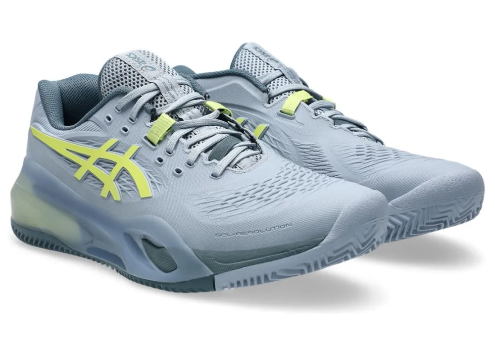 Теннисные кроссовки Asics Gel-Resolution X Clay - grey blue/pistachio