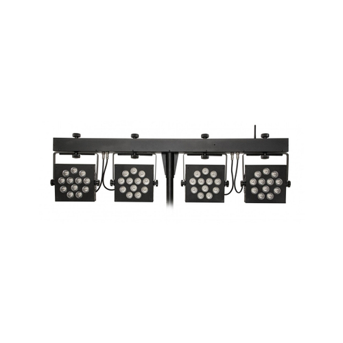 INVOLIGHT MLS HEX48 - светодиодный прожектор RGBWA/UV 12х12 Вт, кейс, ножной и ИК ДУ- пульт