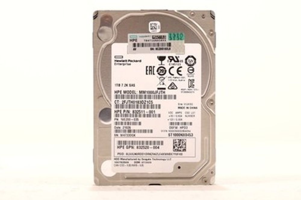 Жесткий диск HP 2,5" 1TB SAS 7.2k SAS 12G MM1000JFJTH